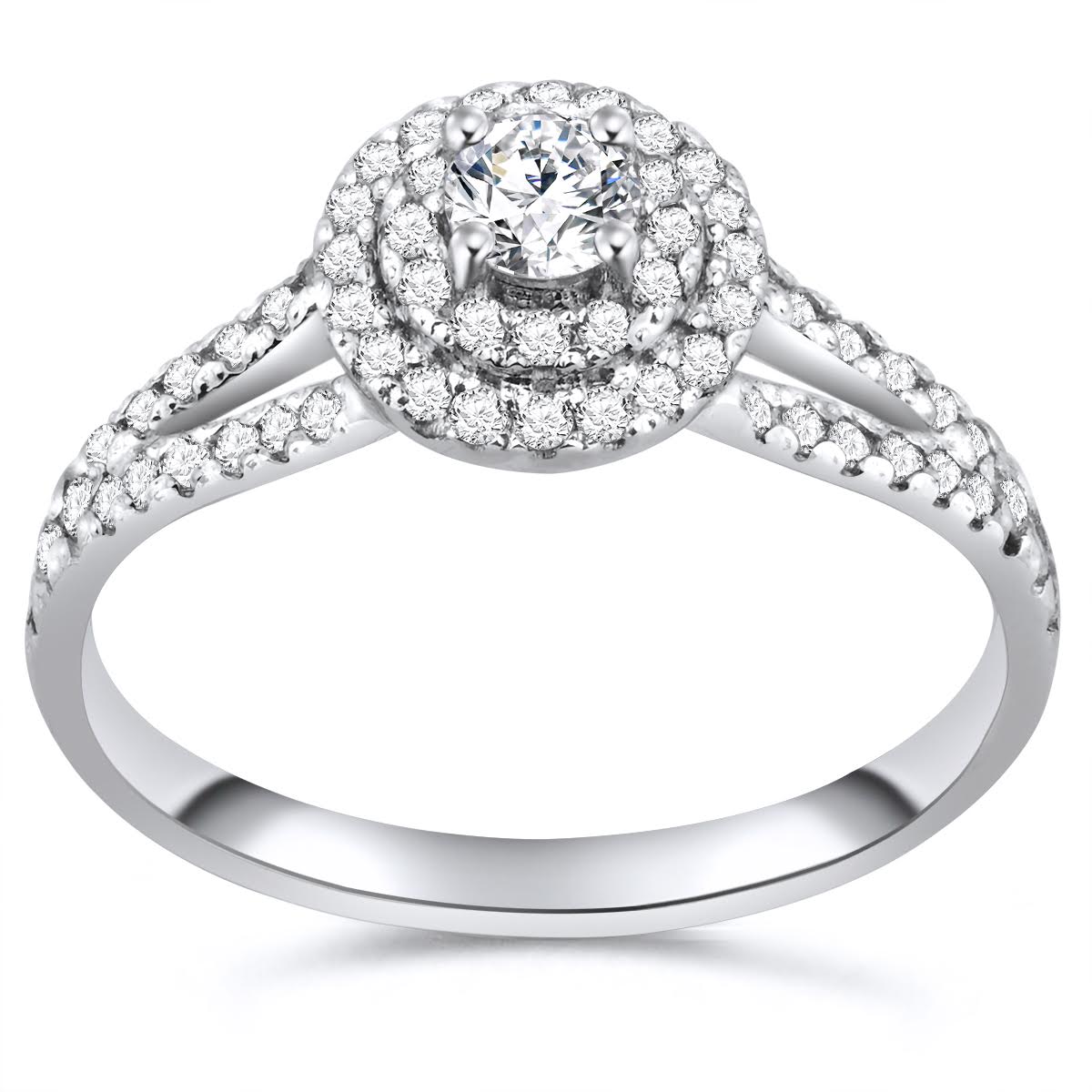 pierścionek zaręczynowy z diamentami